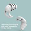 1 Pair Silicone Noise Reduction Earplugs Washable Waterproof Soft Reusable Hearing Protection Concerts Work Study Sleeping Silent Earplugs