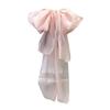 Women Hairpin Long Ribbon Oversized Spring Hair Clip Bowknot Decor Sweet Look Hair Styling Tool Hair