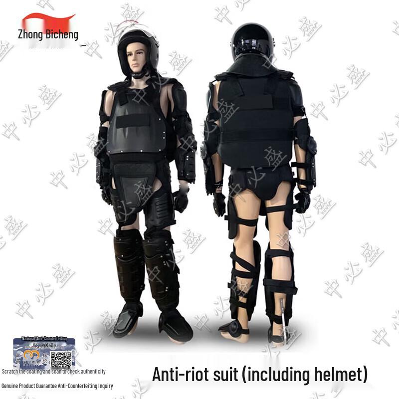Zhongbisheng Fire-Resistant Riot Control Suit with Helmet