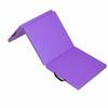 Three-Fold Exercise Mat Compact Folding with Handles High Resilience