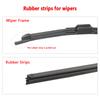 Wiper Rubber Strip for Acura TLX-L 2018 2019 Car Wiper Refill Accessories 1Pair