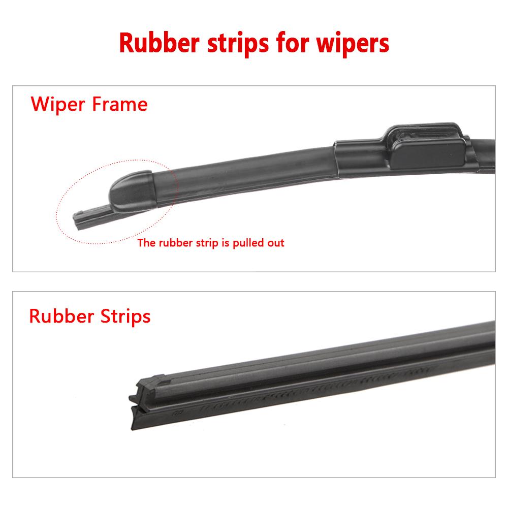 Wiper Rubber Strip for Acura TLX-L 2018 2019 Car Wiper Refill Accessories 1Pair