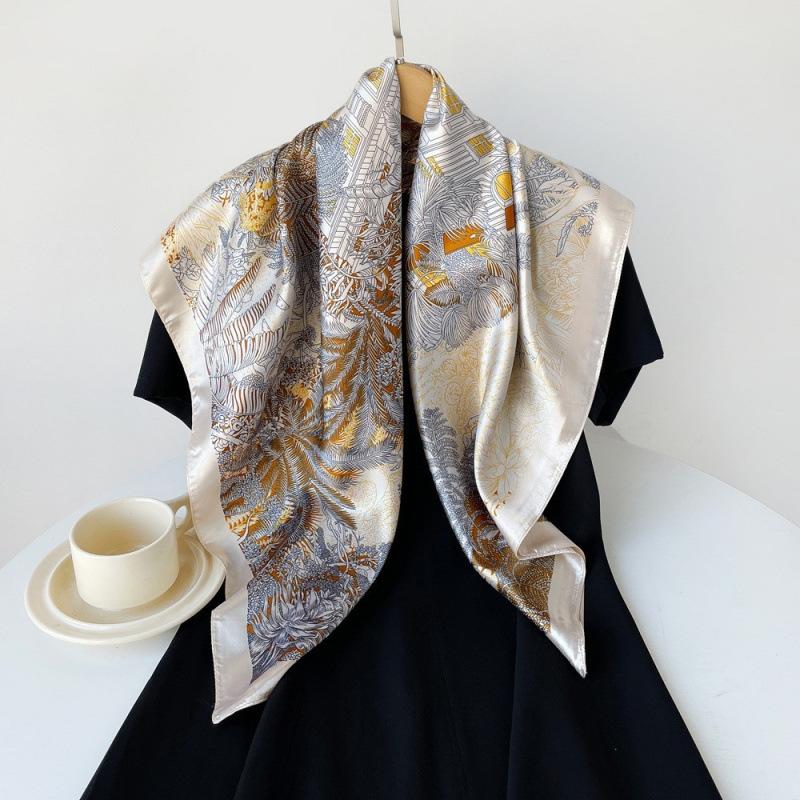 Summer Sunscreen Scarf for Women  Big Square Scarf  Neck Protection  Professional Decorative Scarf  Scarf  Shawl