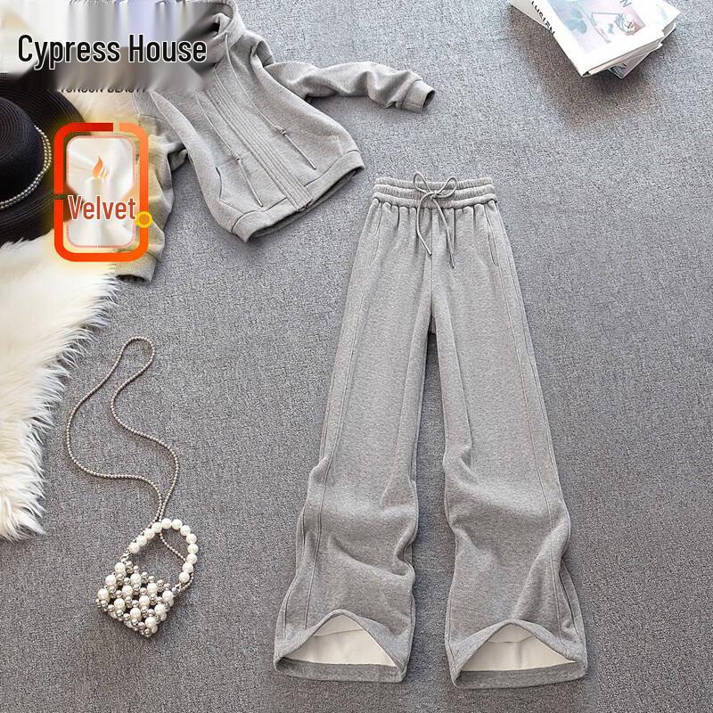 

Women s Fleece-Lined Hooded Two-Piece Set XL