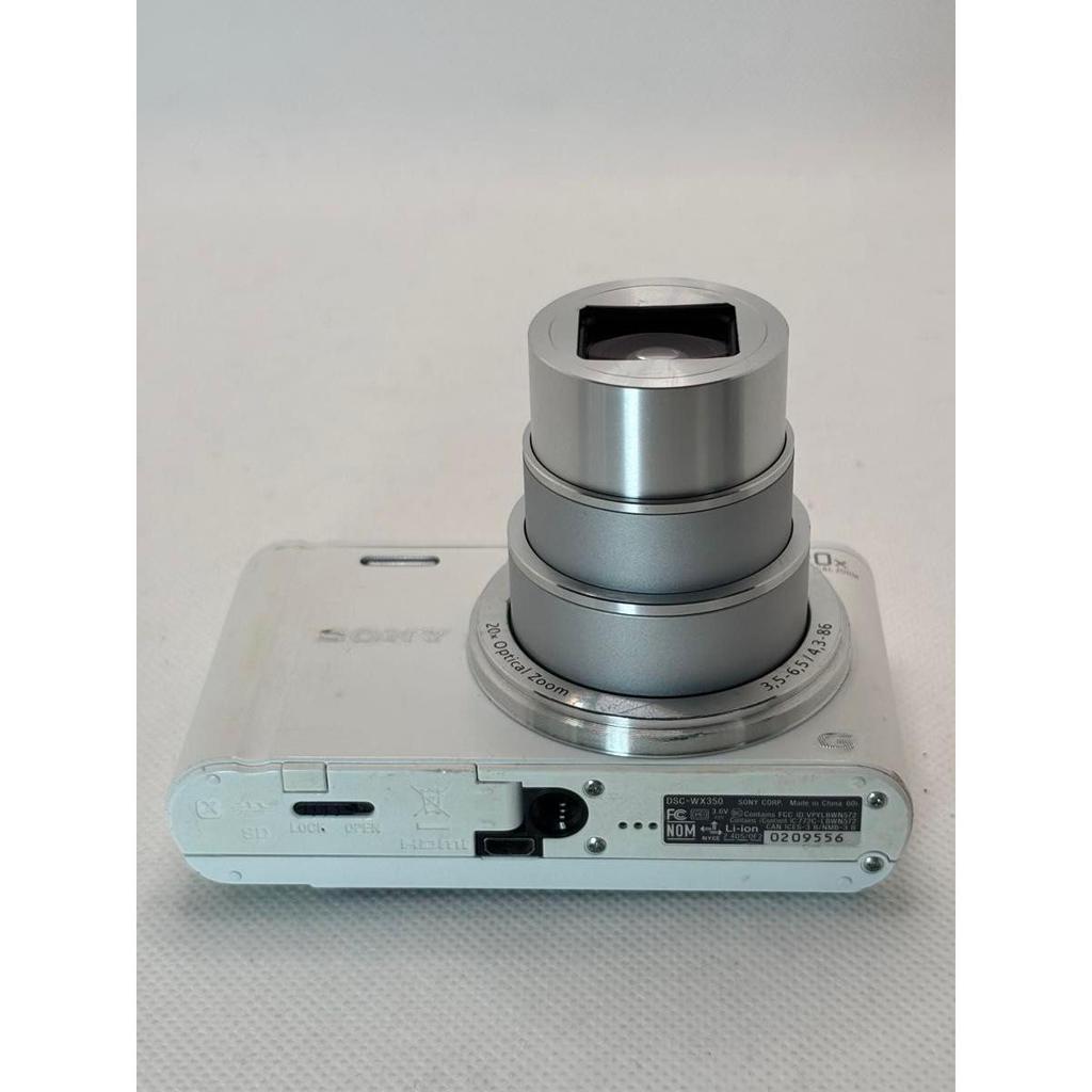 Used SONY Cyber-shot DSC-WX350 White Digital Camera [Junk]