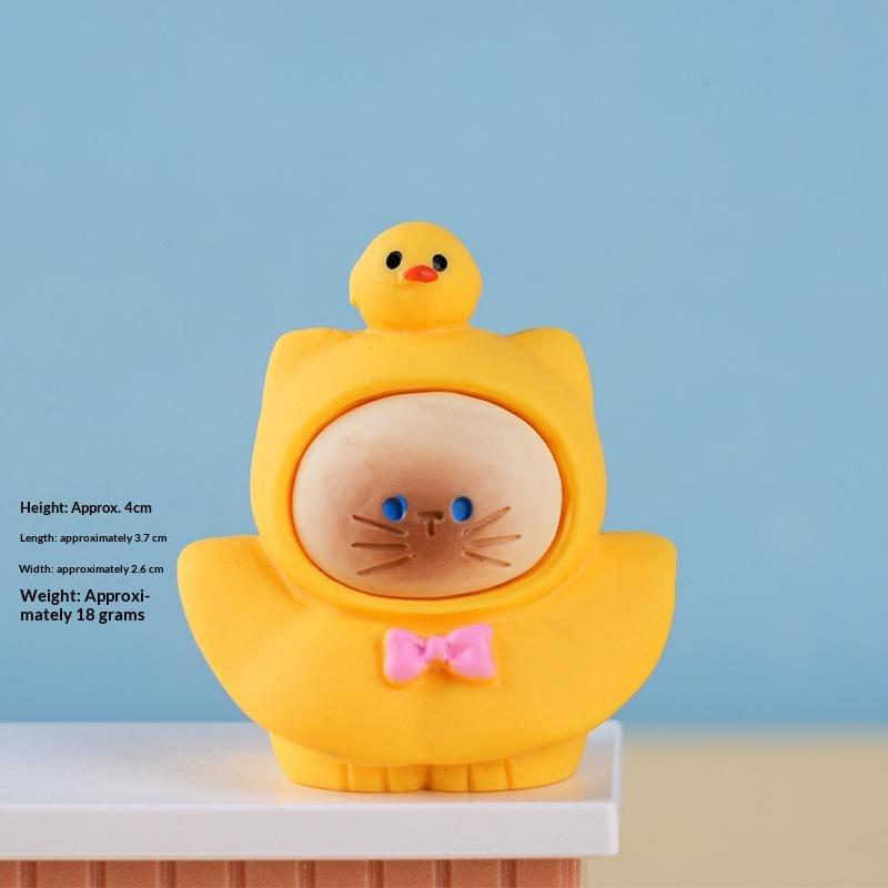 Neue Cartoon Fadcute Katze Pai Serie Harzfigur Ornament Premium-Textur Feiertags-Hausdekoration Modellspielzeug Überraschungsgeschenke