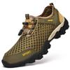 Men's shoes breathable mesh sweat durable sandals deodorant hollow mesh wading quick drying sports casual shoes cool