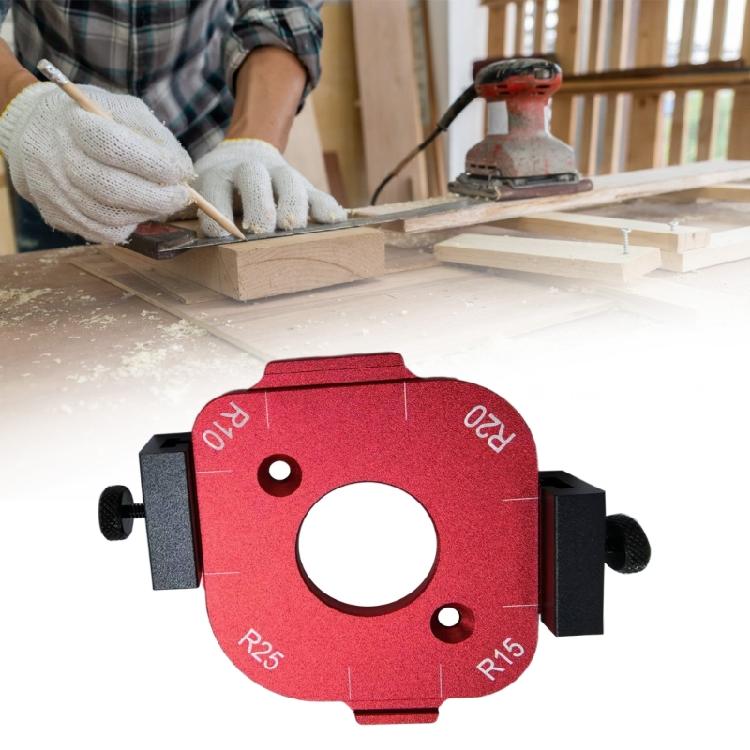 2 Pieces Routers Corner Jig Radius Templates 10-50R for Accurate Woodworking Projects Furniture Making Template