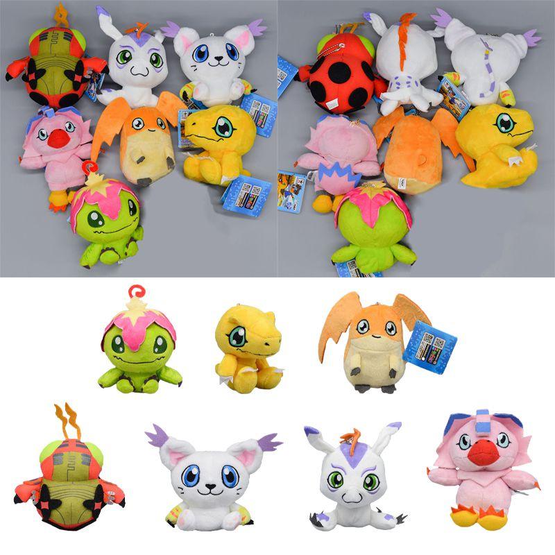 Adorable Digimon Plush Patamon Agumon Palmon Biyomon Keychain For Kids And Fans
