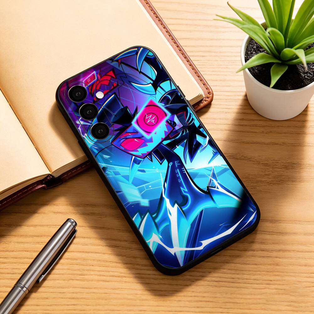 

Hazbin H-Hotel V-Vox Phone Case For Samsung Galaxy A73,A72,A71,A70,A53,A52,A51,Soft Silicone Black Cover Samsung a71 5g