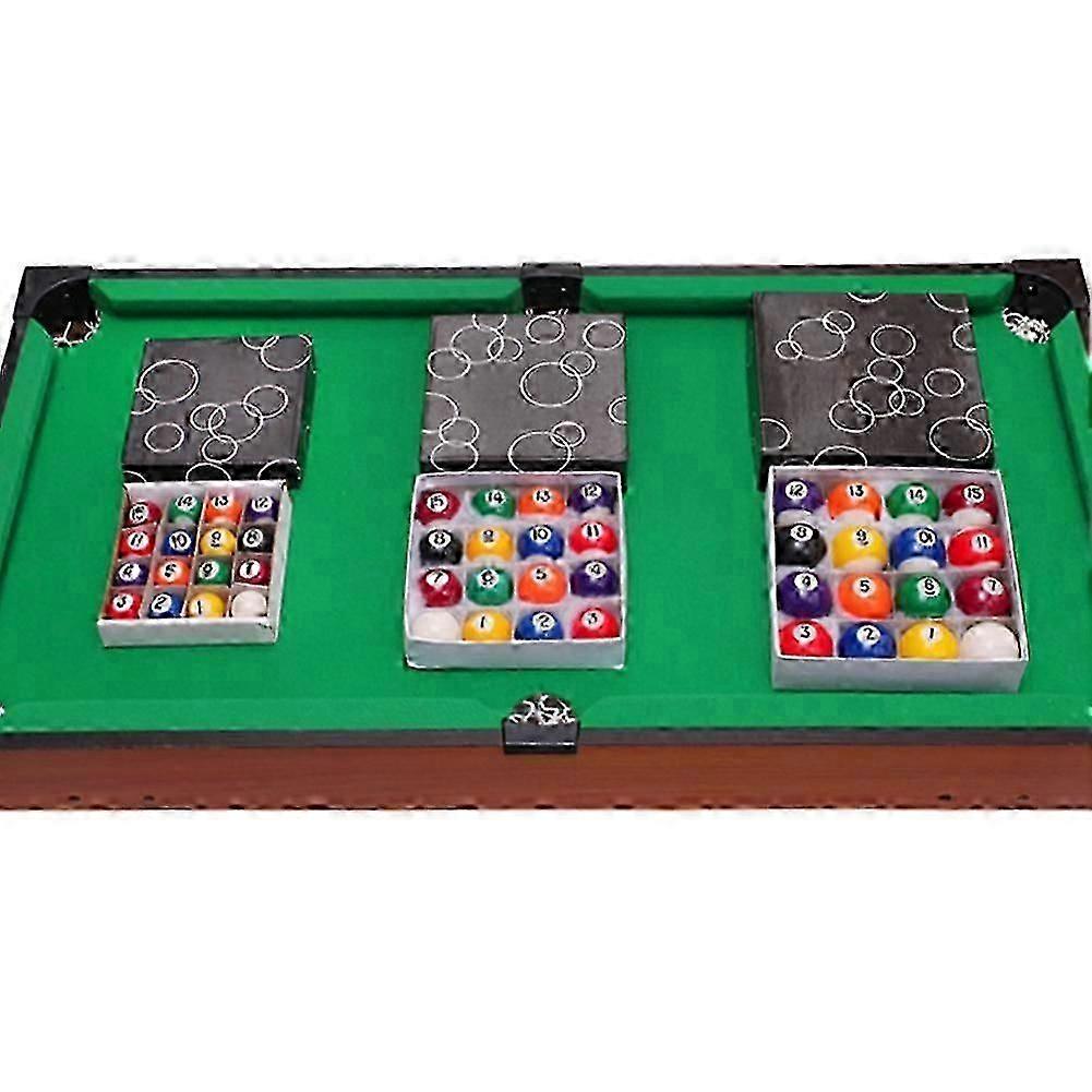 Set de 16 Billes de Billard pour Enfants 25mm Mini Set de Billes de Billard