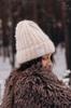 Snow Kiss Beige Alpaca Wool Hat