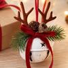 Antlers Christmas Tree Hanging Bells Vintage Rustic Style Holiday Hanging Decor  Shop Windows