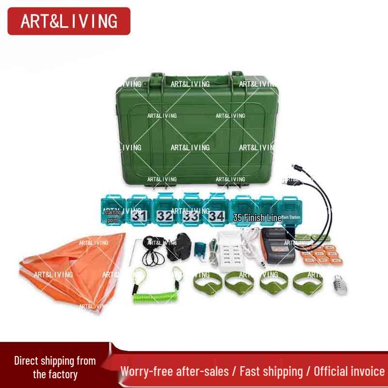 Electronic Timing System for Orienteering and Marathons