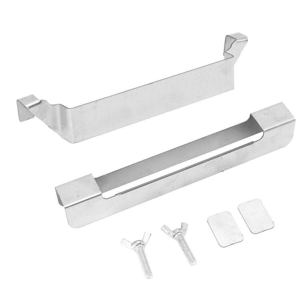 Grillspatelhalter Korrosionsbeständig Hitzebeständig Tragbar Verstellbar Pfannenwenderhalter Edelstahl für Picknick