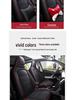 Volkswagen T-Cross All-Season Leather Seat Cushion - Full Surround, Five-Seat Fit.