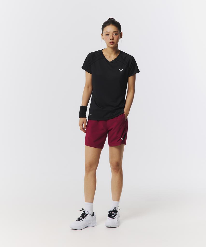 Bigteo Line Carft Short Badminton Women'S Shorts (R-56206)
