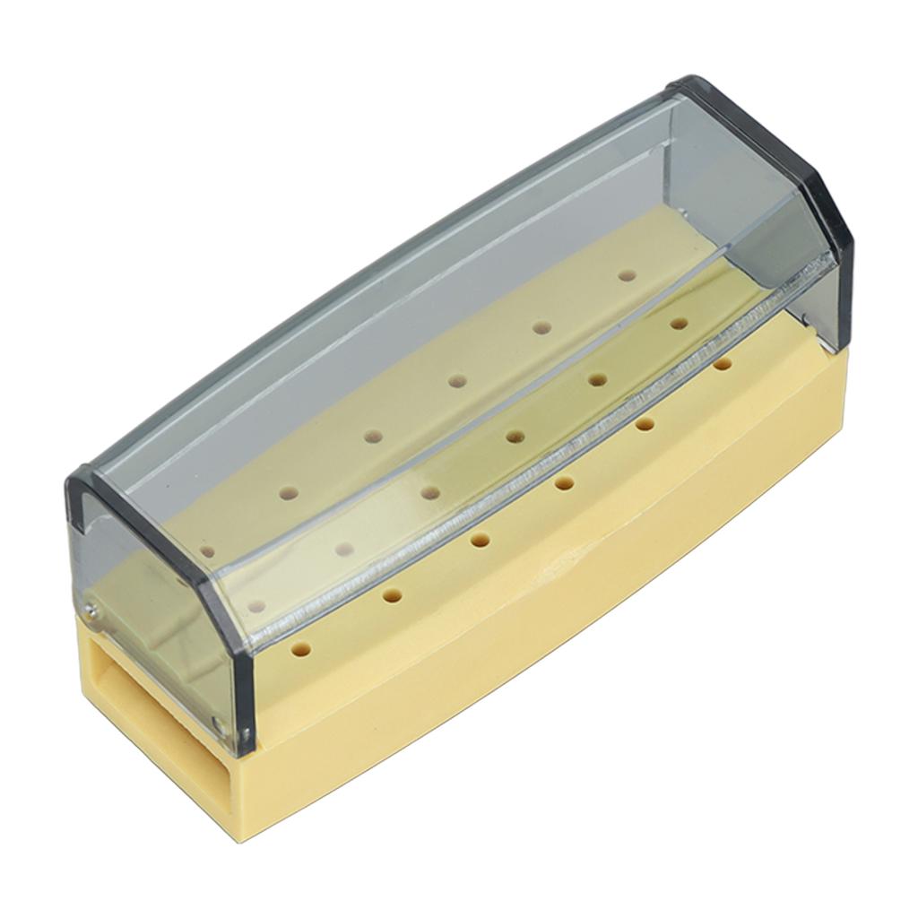 2pcs Dental   Holder Box 18 Holes   Cleaning Autoclavable Case   for Dentist Laboratory