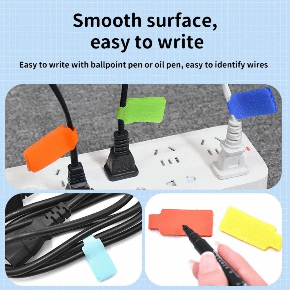 20Pcs Pcs Writable Function Cord Labels Durable Cable Management Wire Labels  Identifying Wires