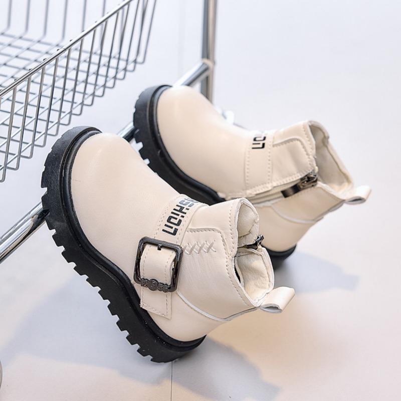 Unisex Kids Casual Mid Calf Martin Boots For Boys And Girls