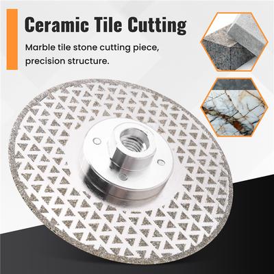 A95I-M14 Vacuum Brazed Diamond Cutting Wheel Saw Blade, Double Sides Disc, Marble, Concrete,  Tile Cutting