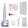 Electric Nail File & Polisher with Base Display - Pen-Style Manicure Grinding & Exfoliating Machine