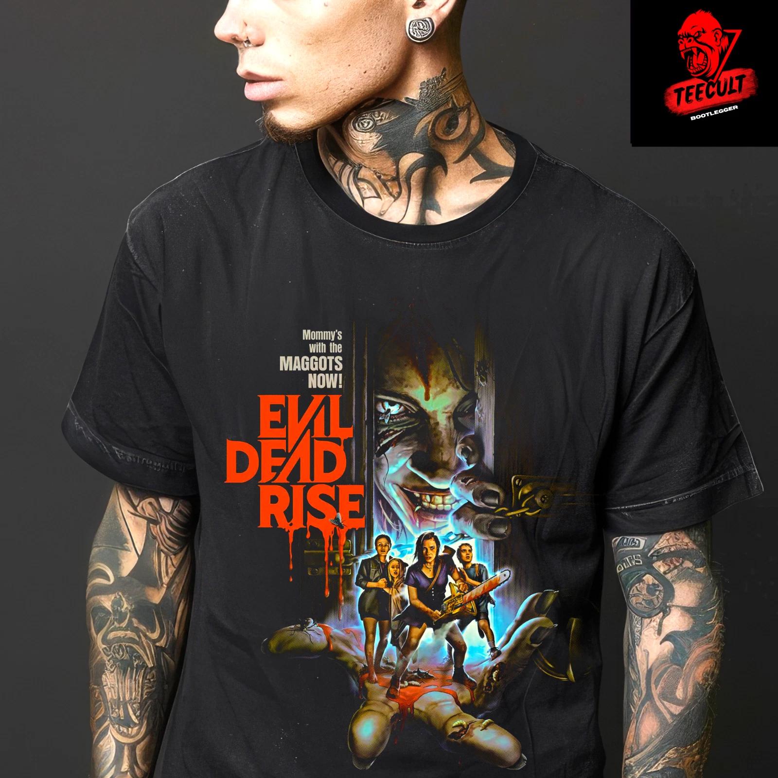Men s and Women s T-shirts Evil Dead Rise Horror Movie Retro Tee Unisex Heavy Cotton XXXL