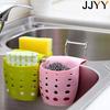 Double Silicone Sponge Holder Sink Rack Storage Organizer Kitchen Sink Saddle Style Soap Dispenser Kitchen Tools Home Organizer 2