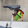 Bike Handlebar Bag Fit for Brompton Waterproofing Nylon Multifunctional Bike Seat Saddle Bag for Cycling