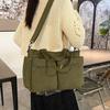 Women's Velvet Large Capacity Shoulder Messenger Bag