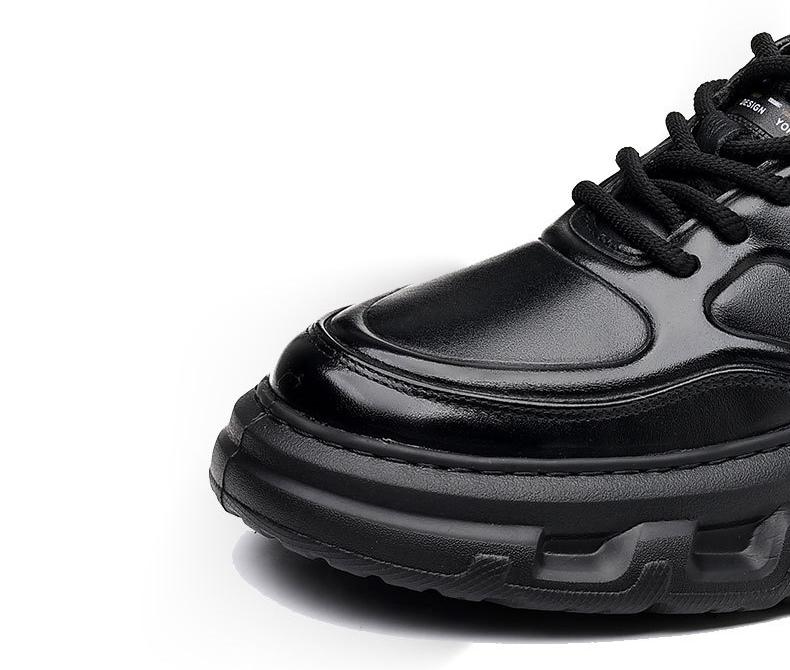Leather Shoes Men Luxury Trekking Casual Trendy Athletic Hoverboard Sneakers Air Cushi Shoe Outdoor Walking Chunky