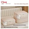 Bed Quilt Storage Bag With Multiuse Compression Design For Bedroom Organization