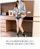 SECOND ROOTS Sleeve Casual and Relaxed Women's Two-Line Hoodie, Cute, Fit, Stretch, Gray, 5S-R07-GY2XL
