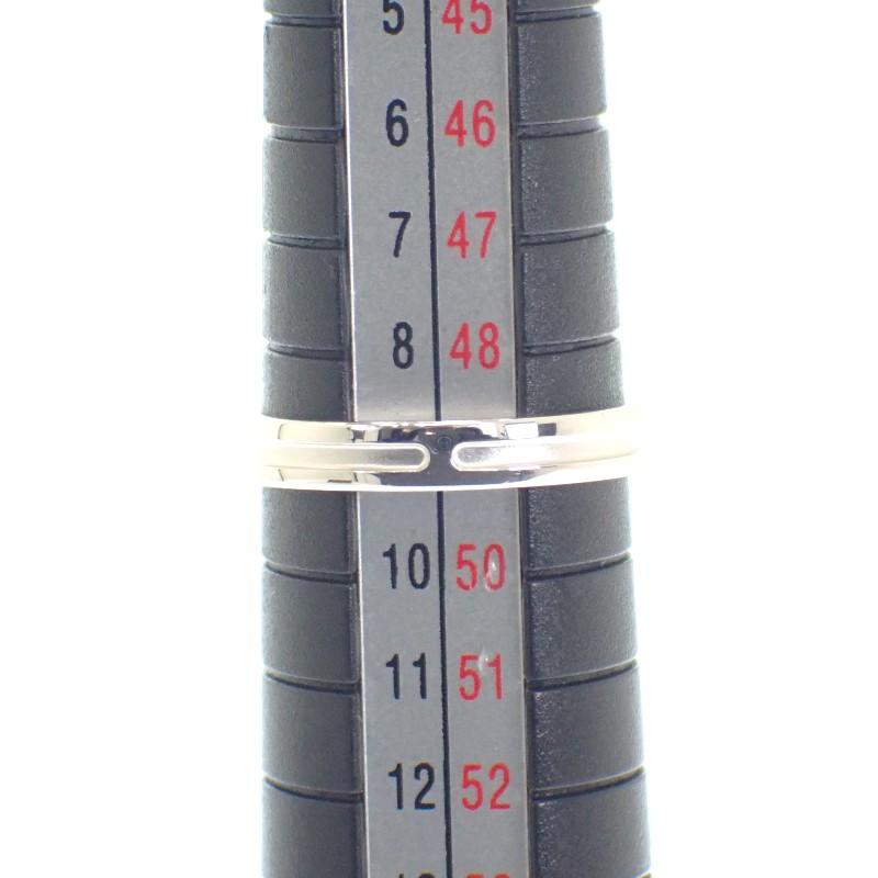 HERMES  #9(JP Size)  ring K18WG K18 white gold Women