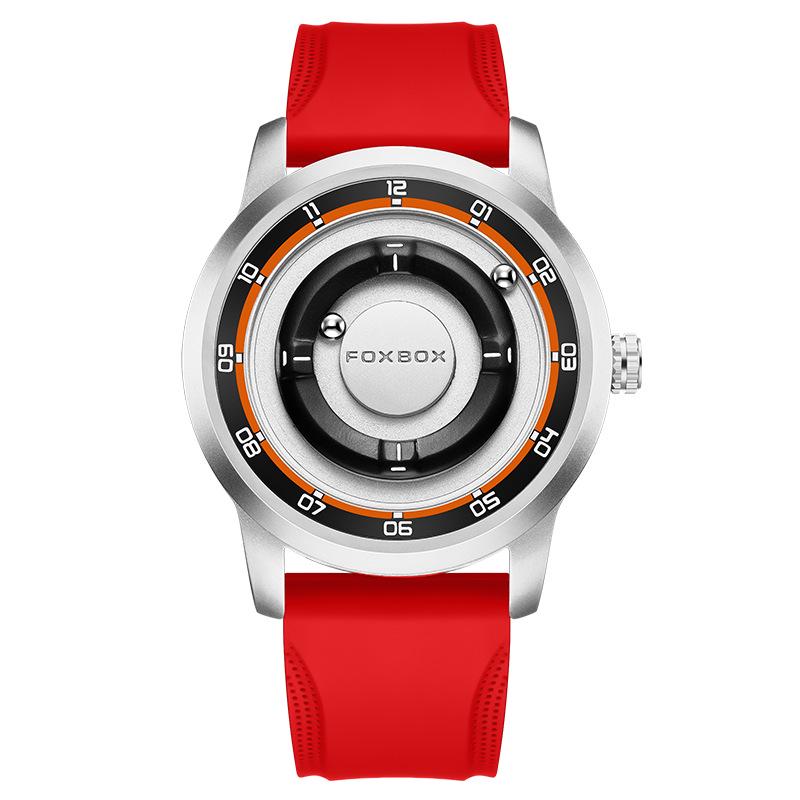 

Men s Magnetic Levitation Glassless Watch - Waterproof, Creative Design, Black Technology Fashion Accessory