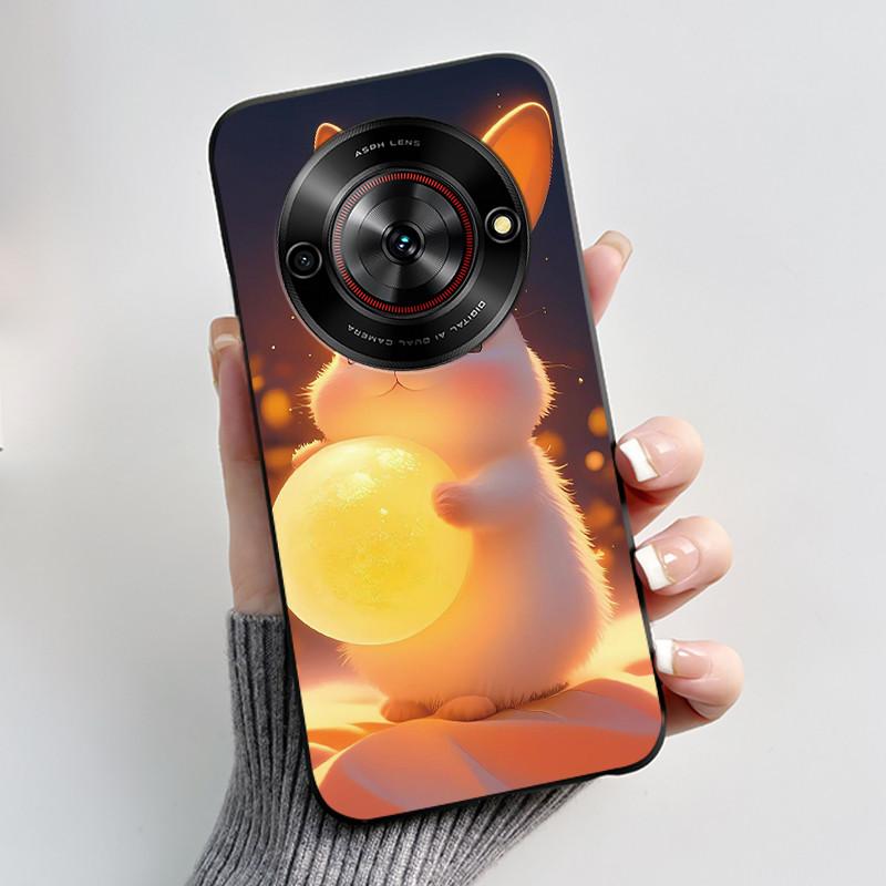 Phone Casing For ZTE Blade A75 5G Z2357N Nubia Focus 5G Case Luxury Dragon Cute Cool Boys Girls Black Soft TPU Back Shell Cover