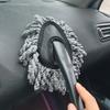 1PC Car fiber small wax mop car washing and cleaning small mop car dust removal small duster small wax brush household