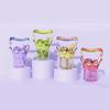 Large Capacity Plastic Cup With Double Drink Compartments Stylish And Cute Cartoon Design