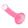Fake Sucker Phallus Multicolor Faux Crystal Clear Mini Manual Simulated Adult Products Bottom Suction Cup Female G-spot Masturbator Dildo
