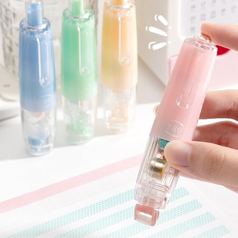 Gluess Tape Roller Double Sided Tape Roller Adhesive Glues Runner School Office Supplies for Scrapbooking Crafting