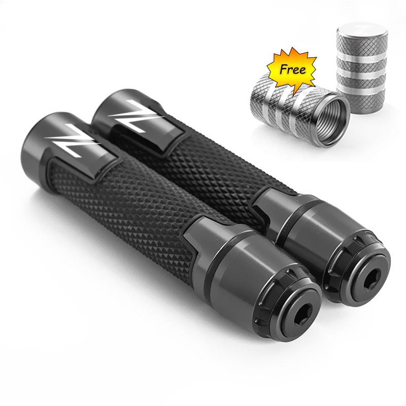 For Kawasaki Z650 Z750 Z800 Z900 Z1000 Z250 Z400 Motorcycle Accessories CNC Anti-Slip Handlebar Grips Ends Handle Cap Hand Bar