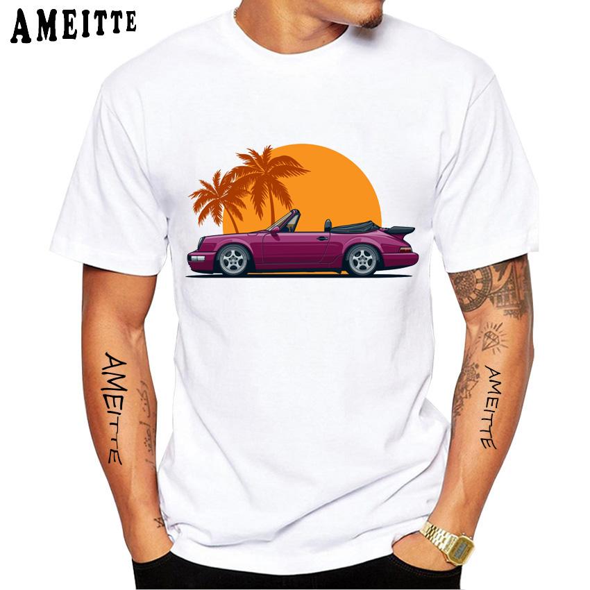 Neuestes Sommer Herren Kurzarm Boxter 986 Turbo Klassisches T-Shirt RWB 993 Legend Auto Design Weiß Lässig Jungen T-Shirts Hipster Coole Tops