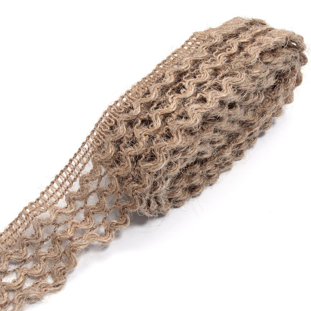 Jute Gewebtes Hanfseil Gurtband Kleidung, Schuhe und Hüte Accessoires, Dekorative Accessoires, Handgemachte DIY Geschenkverpackungsbox Dekoration