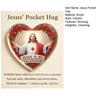 Jesus Pocket Hug Little Hug Token Card Valentine's Day with Inspirational Heart Pocket Gifts for Women