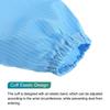uxcell ESD Lab Coat, Anti-Static Clothing, Science One-Piece Suit with Elastic Cuffs, Hat Hood, and Soft Shoes, Unisex (Blue, 4XL)