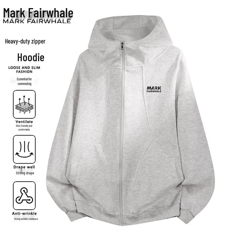 

Mark Fairwhale Men s Hooded Zip-Up Sweatshirt 2XL