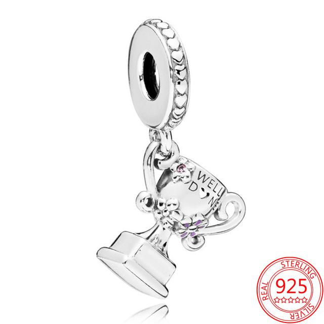 

Изящный Стерлингового Серебра 925 Синий Спортивная Бутылка Для Воды Очарование Подходит Модный Браслет и Браслет Модные Ювелирные Изделия Для Вечеринки Подвеска Для Девочки Подарок