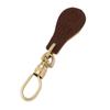 IL BISONTE Genuine Leather Keychain, Key Ring, for Men and Women, Discolored Leather, Unisex