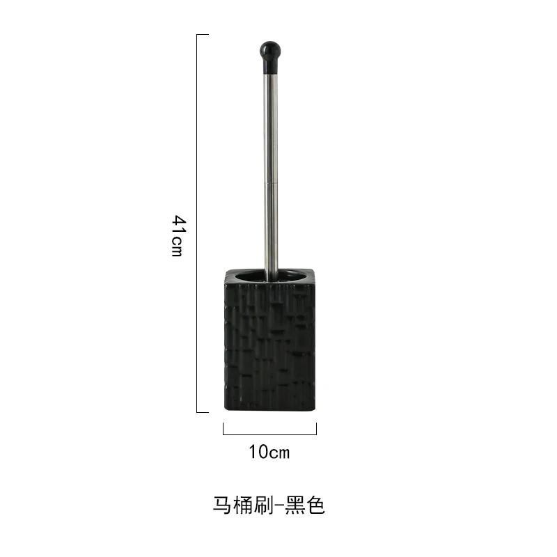 Ceramic Toilet Brush Household No Dead Corner Toilet Cleaning Toilet Long Handle Bathroom Accessories