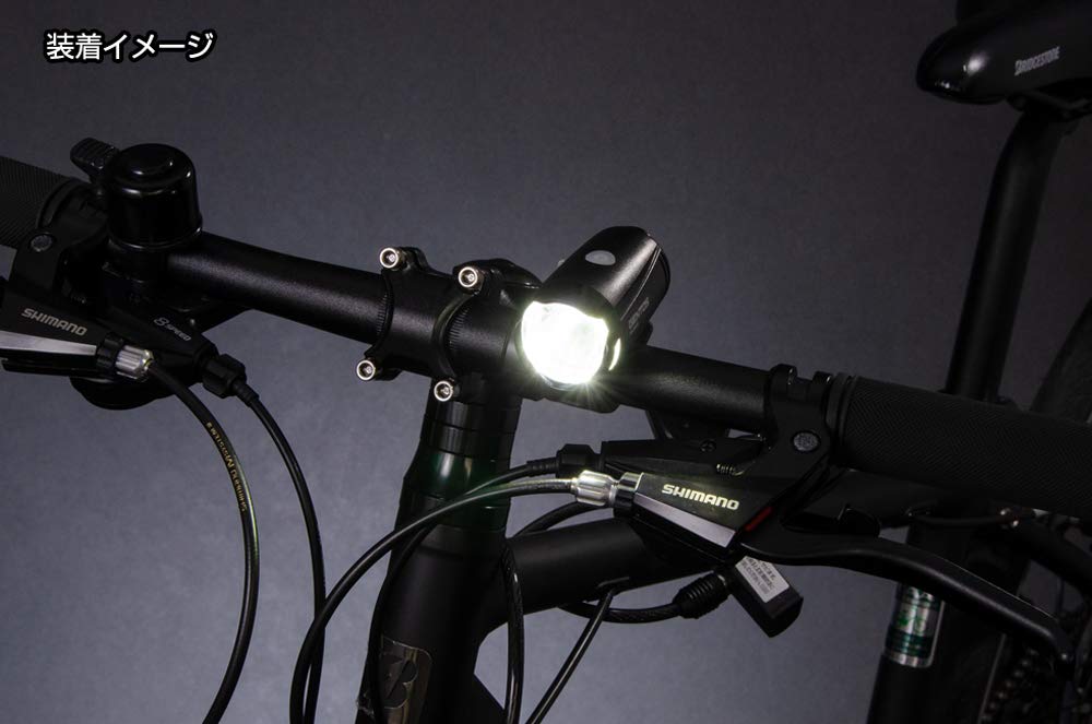 GENTOS LED Bike USB 210 Waterproof and for Road Bikes XB-B06R Light, Rechargeable, Lumens, Splash-Resistant,